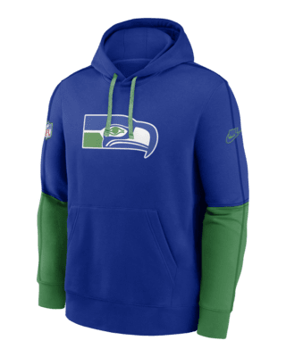 【US限定】NIKE NFL Seattle Seahawks Prime Wordmark Hoodie Seattle Seahawks Men's Nike Therma NFL Pullover Hoodie. Nike.com